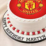 Manchester United Football Club Chocolate Cake