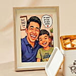 Personalised Gift Set with Oak & Amber Mist for Dad