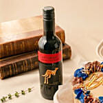 Yellow Tail Wine & Father's Day Bento Cake Set