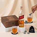 Whiskey Glass Set and Johnnie Walker Red Label for Dad