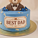 Best Dad Chooclate Fudge Teddy Cake