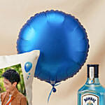Stitch Theme Personalised Cushion, Mug & Gin Set for Dad