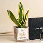 Fathers Day Plant & Givenchy Gentleman Gift Set