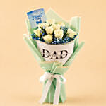 Fathers Day Roses & Baby's Breath Bouquet