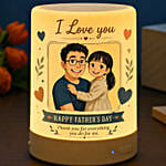 Personalise Your Ghibli I Love You Dad LED Speaker