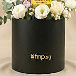 Elegant Wine & Floral Gift Arrangement
