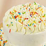 Eggless Vanilla Confetti Mini Cake 4 inches