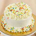 Eggless Vanilla Confetti Mini Cake 4 inches