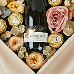 Mini Yelllow Tail with Flowers and Rocher