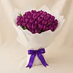 Purple Tulip Grand Bouquet