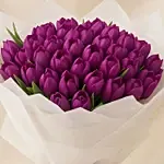 Purple Tulip Grand Bouquet