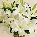 Serene Arranagement Of White Lilies