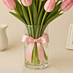 10 Tulips In a Vase