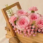 Elegant Pink Roses & Tulips