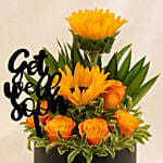 Get Well Soon Flowers Box