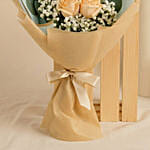 Peach Roses Love