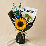 Love You Dad Sunflower Flower Bouquet