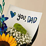 Love You Dad Sunflower Flower Bouquet