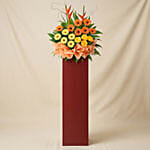 Gerberas N Lilies Flower Stand
