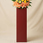 Gerberas N Lilies Flower Stand