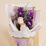 Imposing Matthiola & Roses Bouquet