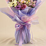 Mixed Flowers & Ferrero Rocher Hand Bouquet