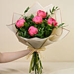 Delightful Coral Peonies Bunch