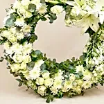 Everlasting White Floral Arrangement