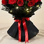 LED Elegance Rose Bouquet