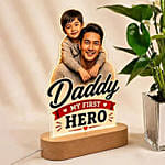 For Dad - LED Lamp, Plant & Chocolate Tin Set