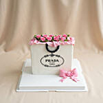 Luxury Prada Shopping Bag Red Velvet Cake