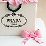 Luxury Prada Shopping Bag Red Velvet Cake