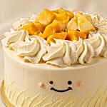 Sweet Smiley Fresh Mango Cake