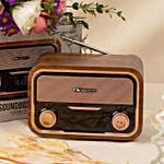 Nakamichi Retro Music Station with Flowers