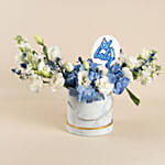 Baby Boy Celebration Flowers Box