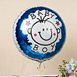 Its a Baby Boy Floral & Essentials Gift Set For Newborns