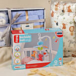 Its a Baby Boy Flowers Arrangment giftset