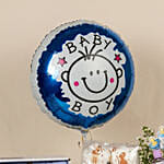 Its a Baby Boy Flowers Arrangment giftset