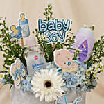 Its a Baby Boy Flowers Box