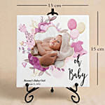 Personalized New Born Baby Girl Photo Frame
