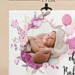 Personalized New Born Baby Girl Photo Frame