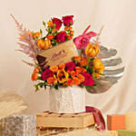Flowers and Royce Chocolate Box Combo