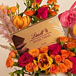 Flowers and Royce Chocolate Box Combo