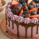 Delicious Chocolate Berry Cream Cake