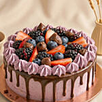 Delicious Chocolate Berry Cream Cake