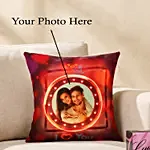 Preserved Roses, Perfume and Personalised Cushion