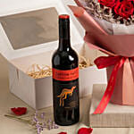 Wine and Cupcakes with Preserved Roses