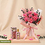 Gucci Flora Perfume & Preserved Rose Bouquet