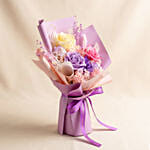 Pastel Symphony Preserved Mixed Roses Bouquet