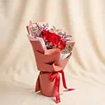 Classic Eternity Preserved Red Roses Flower Bouquet
